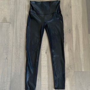 Spanx faux leather leggings